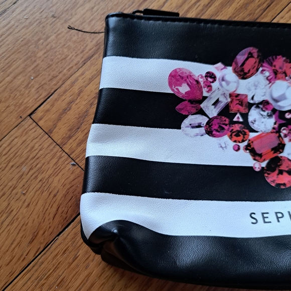 Sephora Striped Makeup Bag - Picture 2 of 7